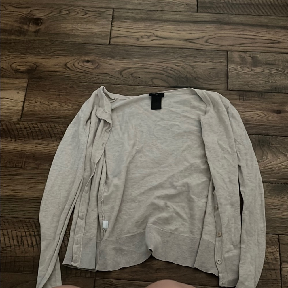 Ann Taylor Soft Beige Cardigan